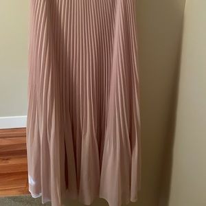 Aritzia Pink Midi Skirt Size Small